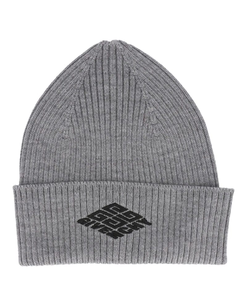 Givenchy Logo Skater Beanie Grey/Black