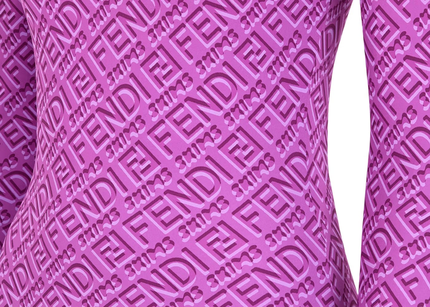 Fendi x SKIMS Crew Neck Full Onesie Colorado