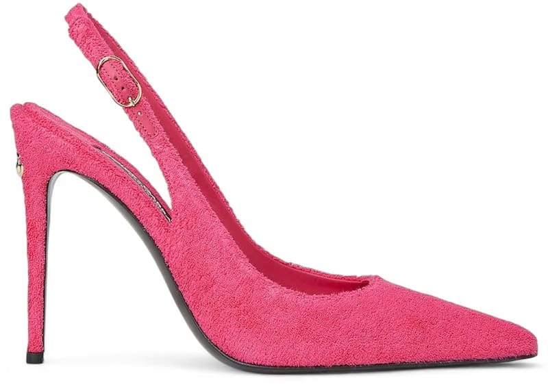 Dolce & Gabbana Slingback Pink Terrycloth (Women's)
