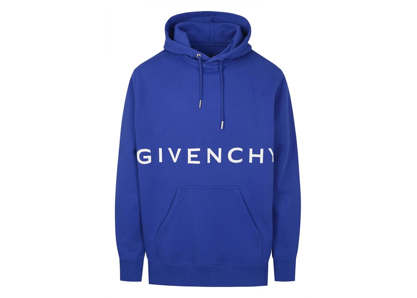 Givenchy Classic Fit Bonded Hoodie Ocean Blue