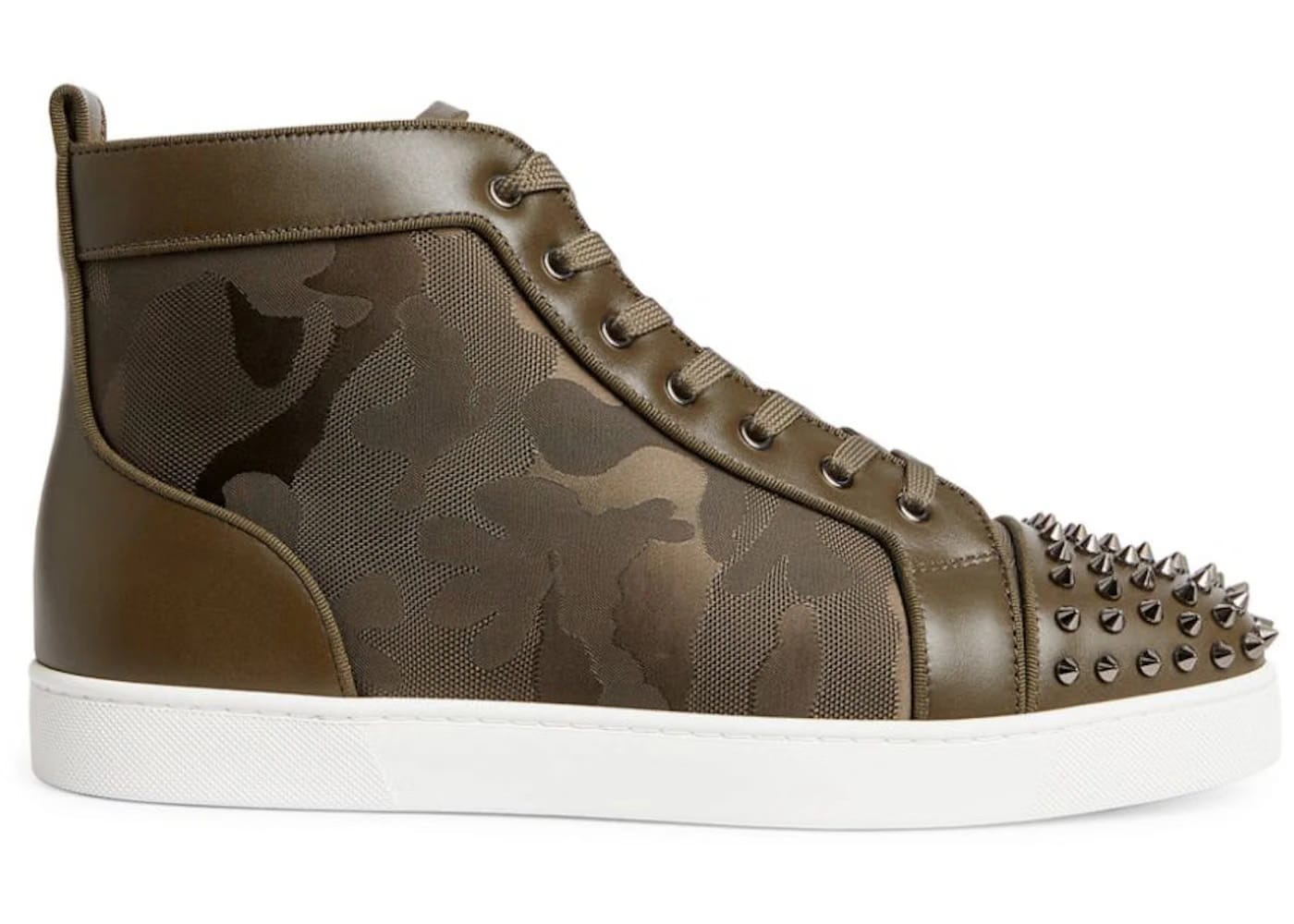 Christian Louboutin Lou Spikes Orlato Flat Balmore