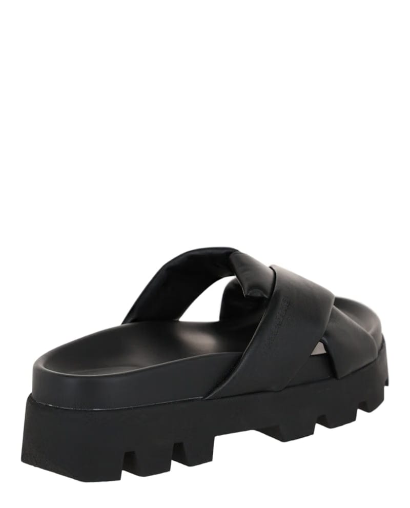 Ferragamo Air Lug Leatherandals Black (Women's)