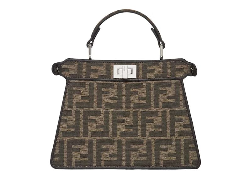 Fendi x FRGMT x Pokemon FF Fabric Bag Peekaboo ISeeU Petite Multicolor