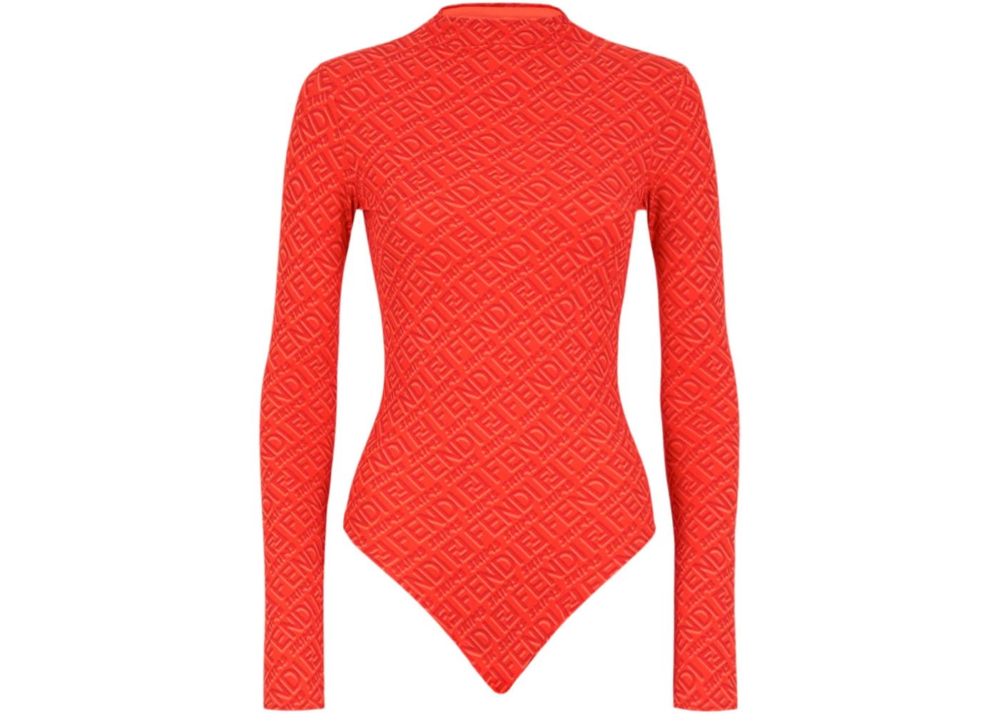 Fendi x SKIMS Mock Neck Long Sleeve Bodysuit Georgia