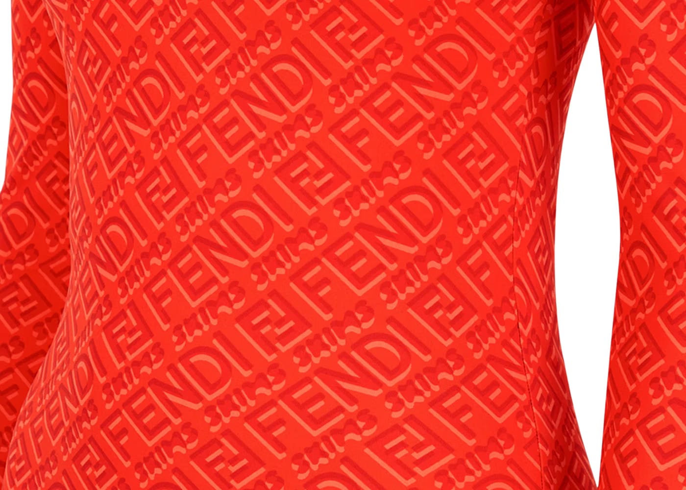 Fendi x SKIMS Mock Neck Long Sleeve Bodysuit Georgia
