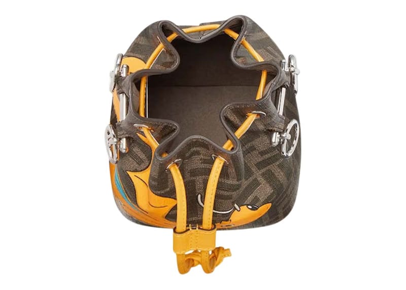 Fendi x FRGMT x Pokemon FF Fabric Mini Bag Mon Tresor Multicolor
