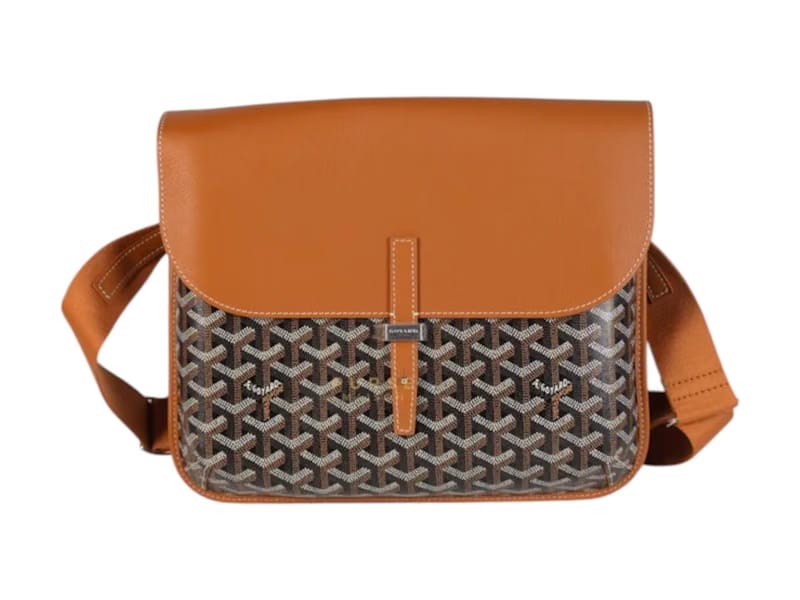 Goyard Coursier Messenger Bag Black/Tan
