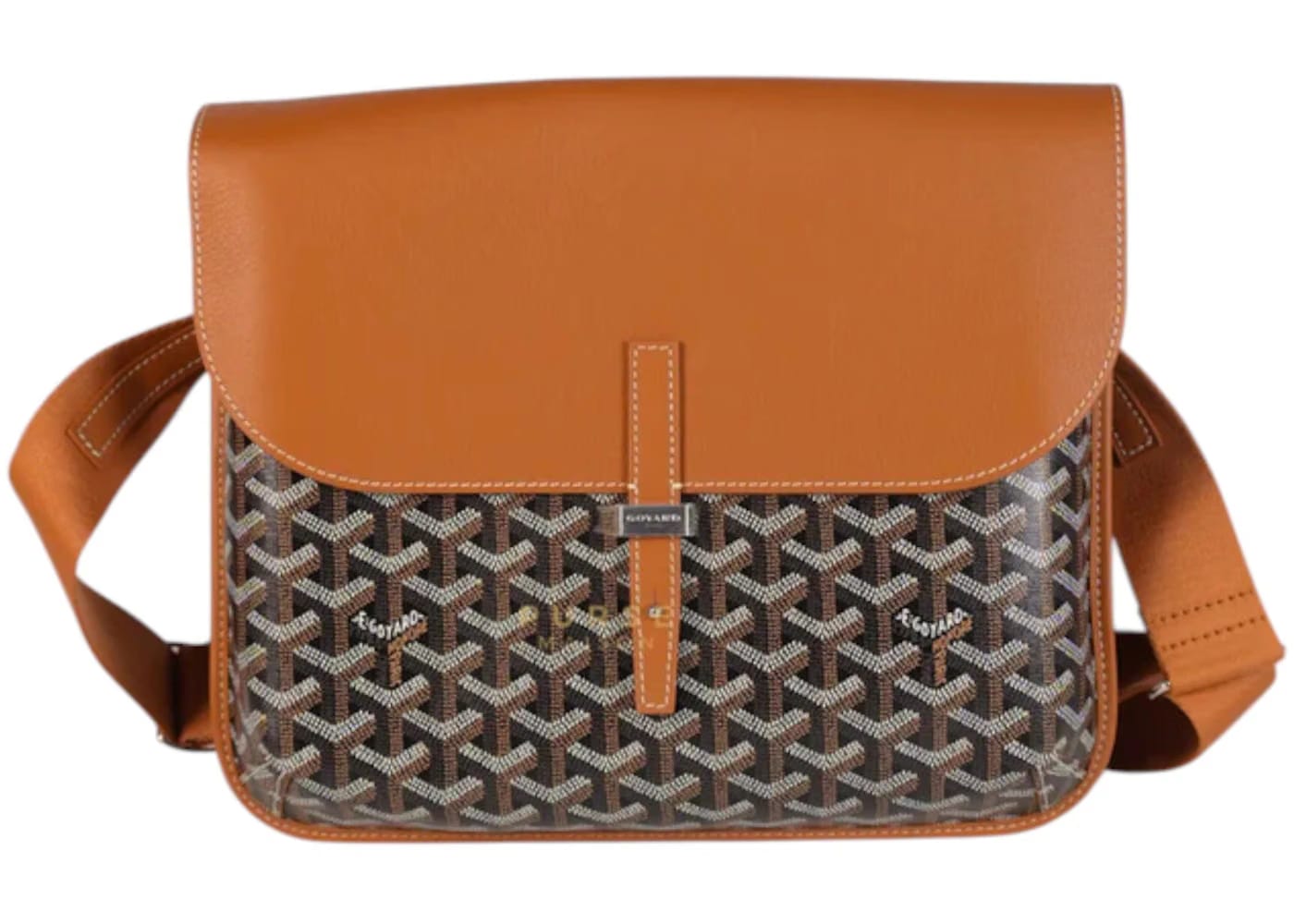Goyard Coursier Messenger Bag Black/Tan