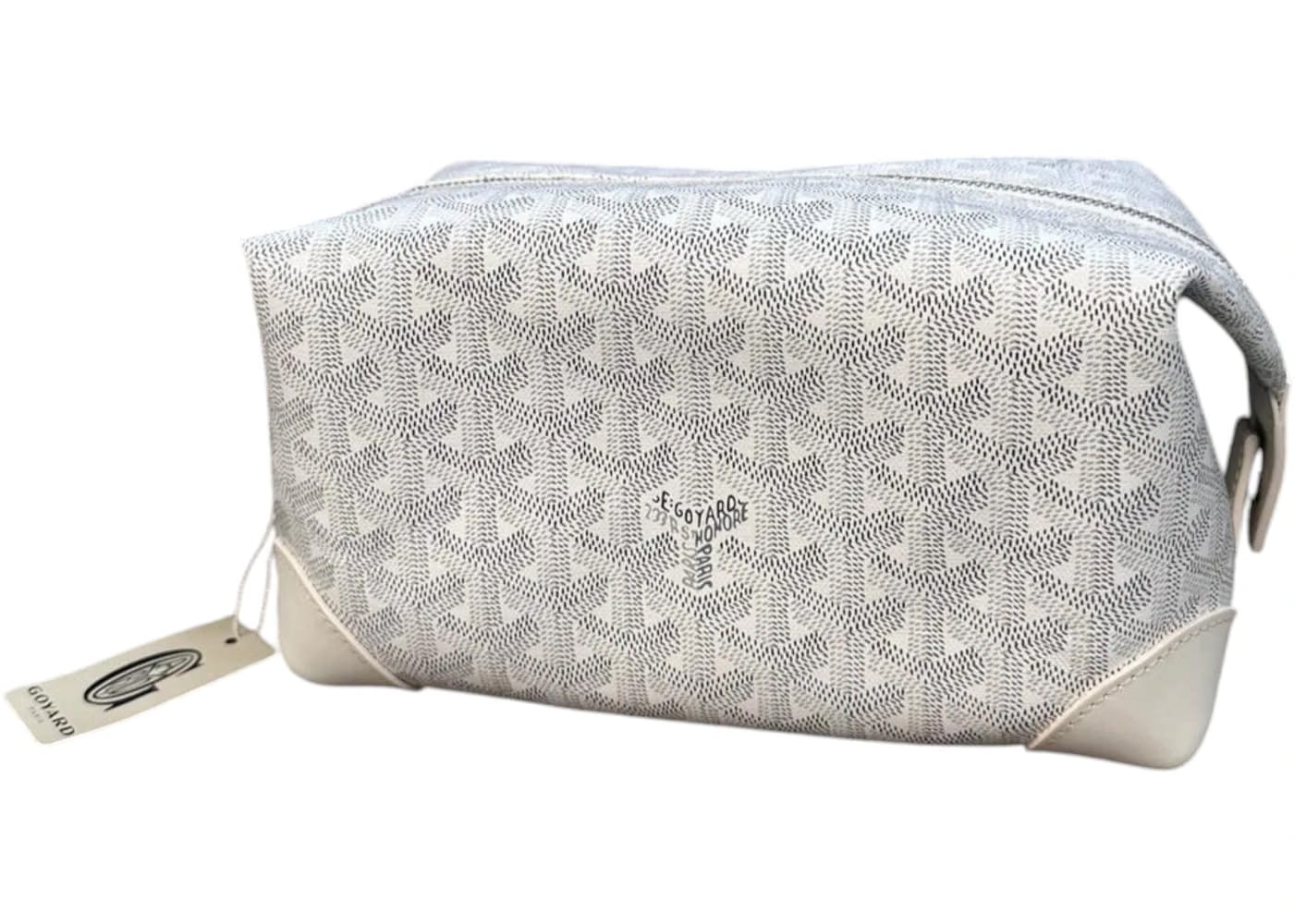Goyard Boeing 25 Toilet Bag White