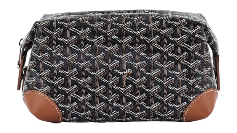 Goyard Boeing 25 Toilet Bag Black/Tan
