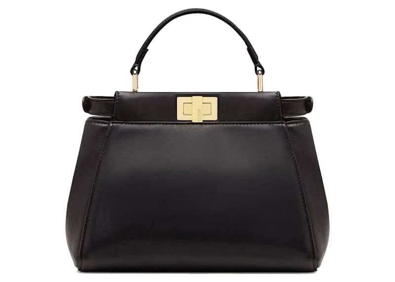 Fendi by Marc Jacobs Peekaboo Mini Black Nappa Leather Bag