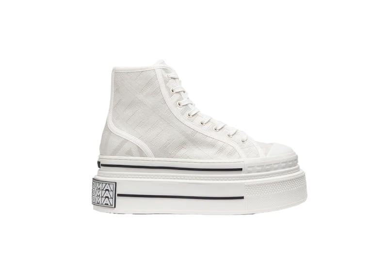 Fendi by Marc Jacobs Domino High-Tops White Canvas