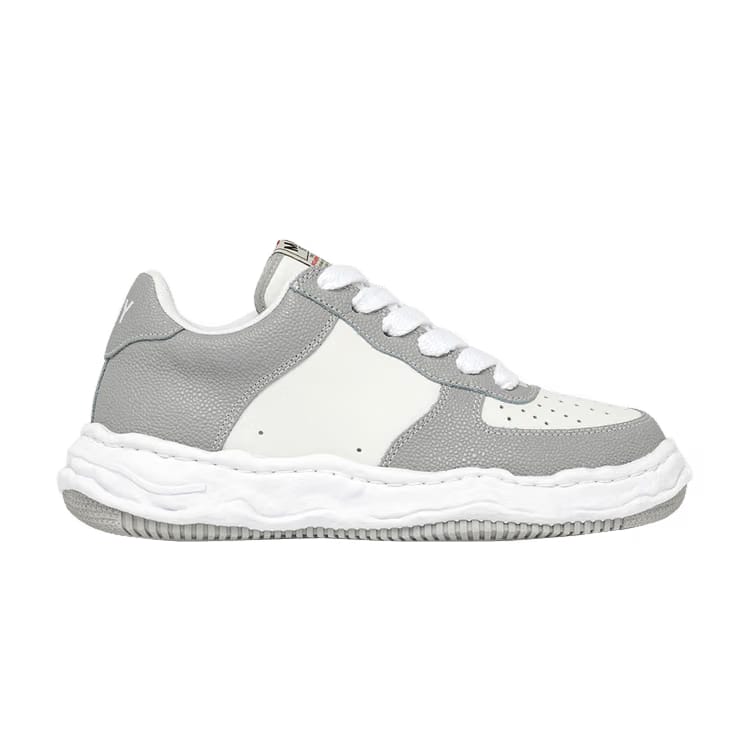 Maison Mihara Yasuhiro Wayne OG Sole Embossed Leather Low Grey