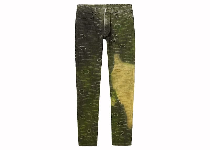 Givenchy Slim-Fit Tapered Jeans Green