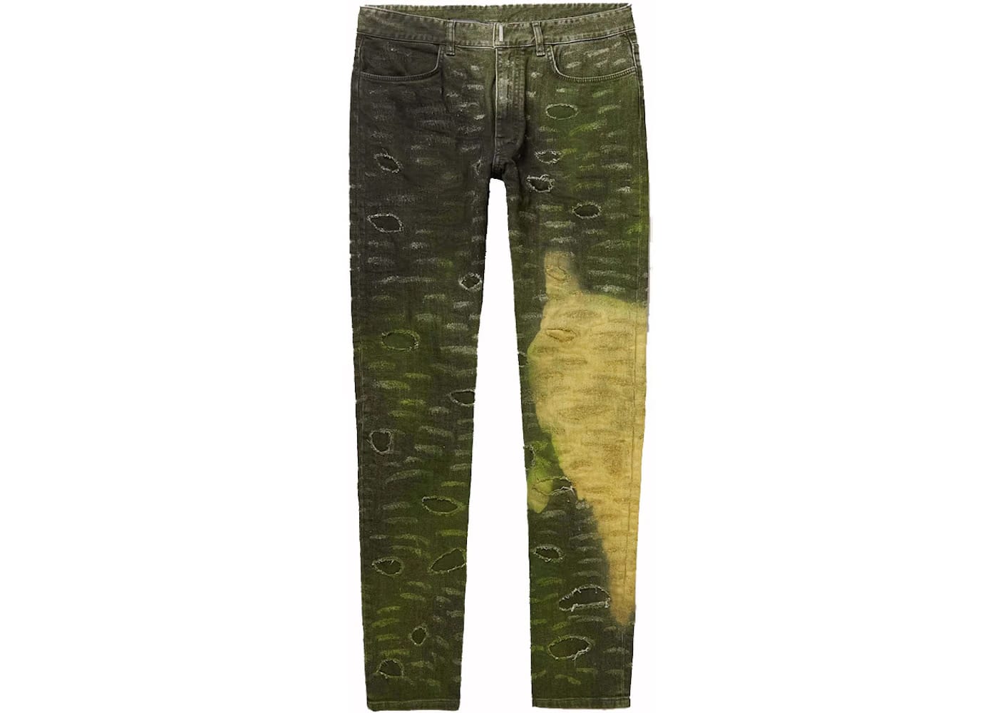 Givenchy Slim-Fit Tapered Jeans Green