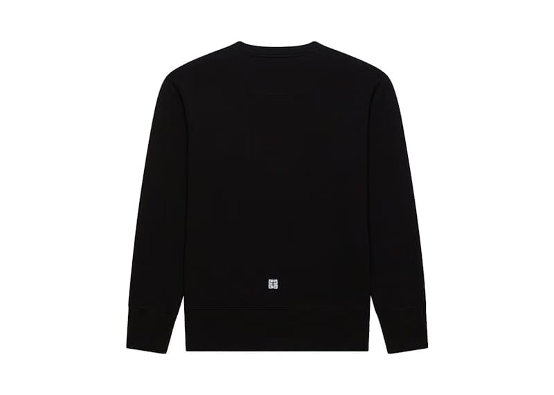 Givenchy College Slim Fit Crewneck Sweatshirt Black
