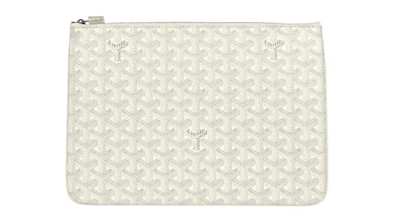 Goyard Senat Pouch MM White
