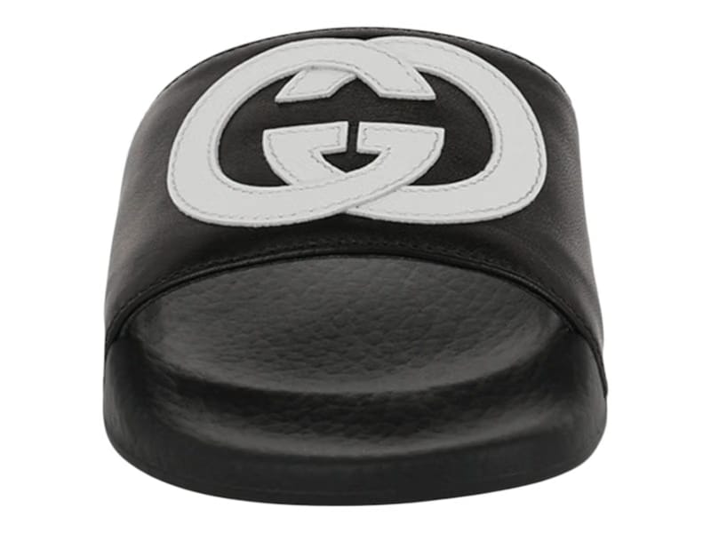 Gucci Slide Interlocking G Black White (Kids)