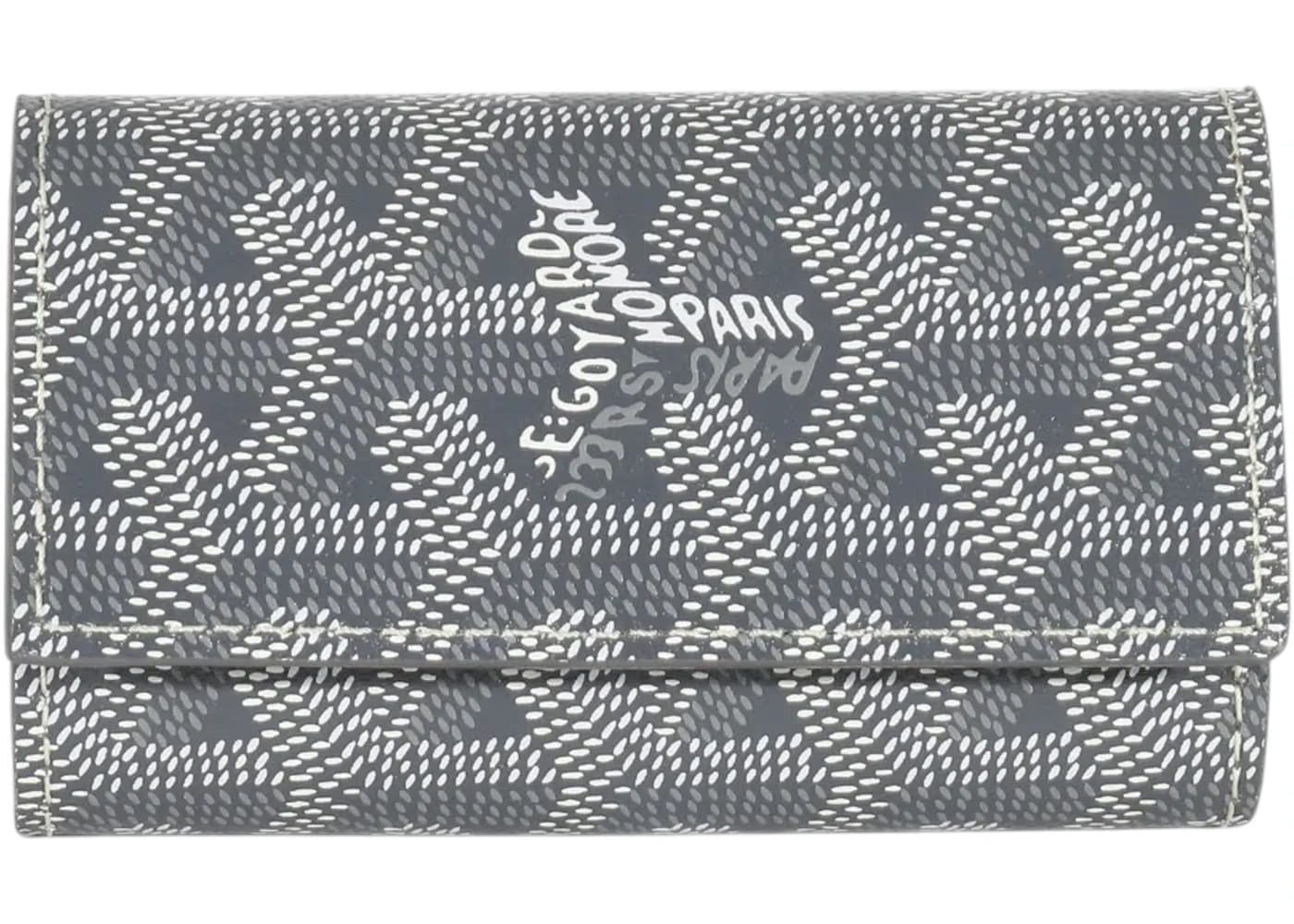 Goyard Saint Michel Keyholder Wallet Grey