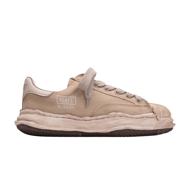 Maison Mihara Yasuhiro Blakey OG Sole Overdyed Canvas Low Brown