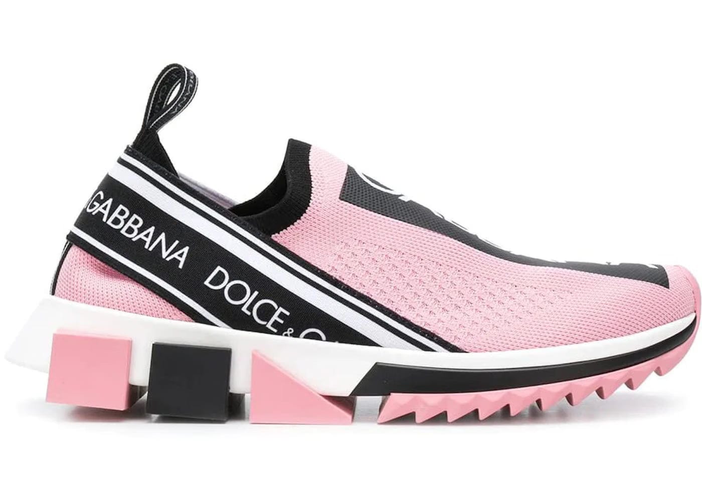 Dolce & Gabbana Sorrento Slip On Pink Black (Women's)