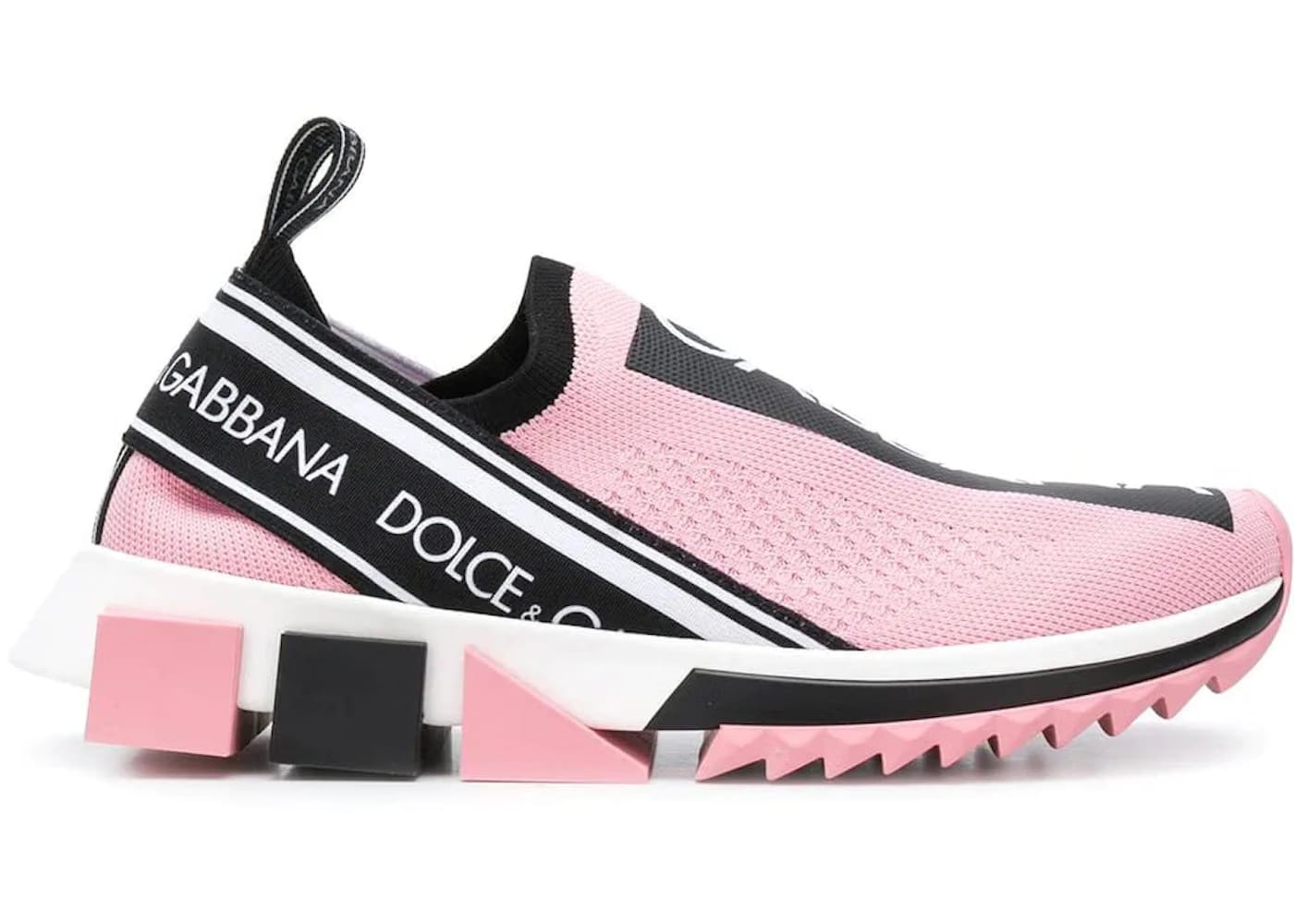 Dolce & Gabbana Sorrento Slip On Pink Black (Women's)