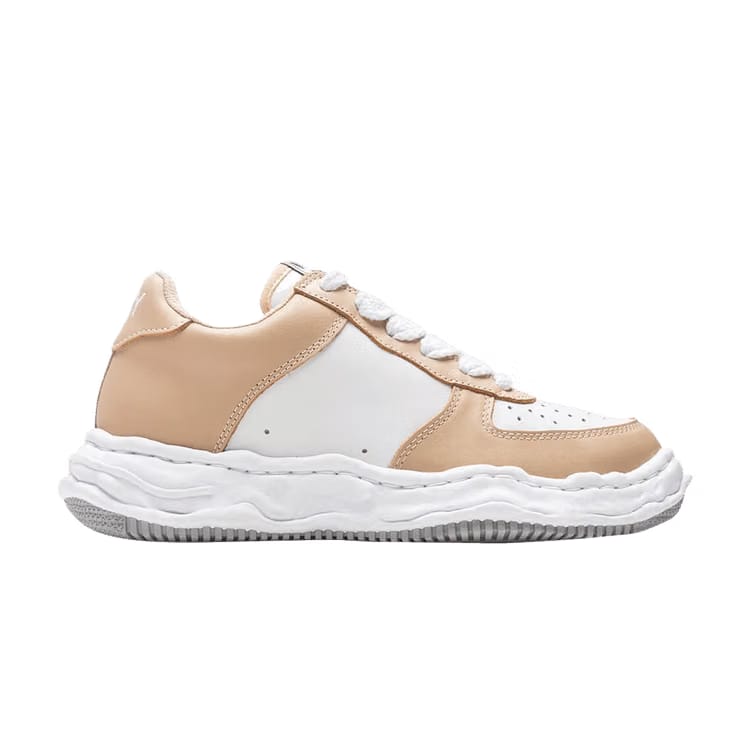 Maison Mihara Yasuhiro Wayne OG Sole Leather Low Beige White