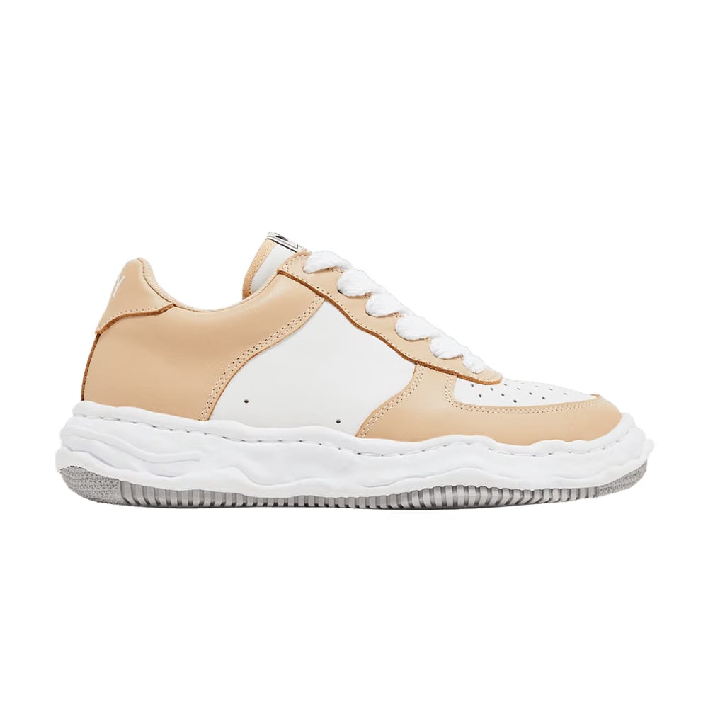 Maison Mihara Yasuhiro Wayne OG Sole Leather Low Beige White