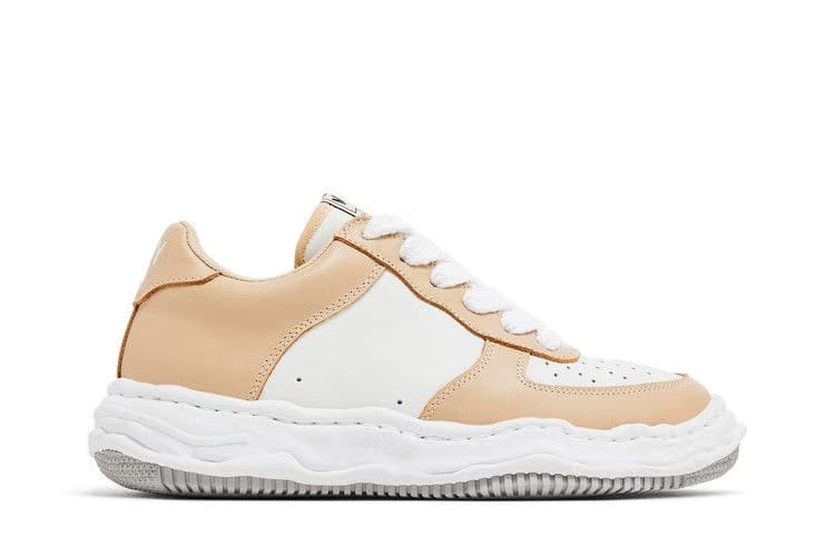 Maison Mihara Yasuhiro Wayne OG Sole Leather Low Beige White