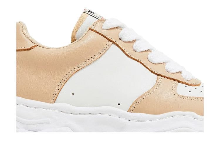 Maison Mihara Yasuhiro Wayne OG Sole Leather Low Beige White