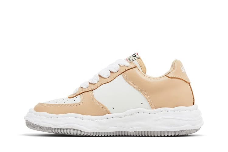Maison Mihara Yasuhiro Wayne OG Sole Leather Low Beige White