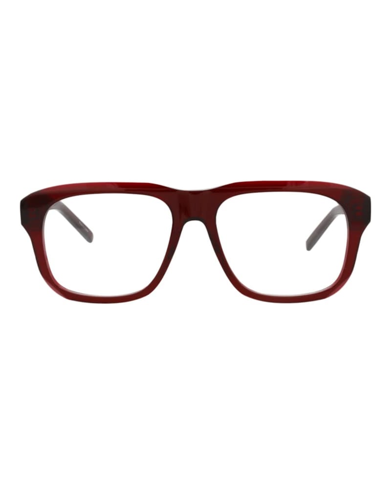 Givenchy Square-Frame Acetate Optical Frames Bordeaux Bordeaux Transparent (GV50053I-54-069)