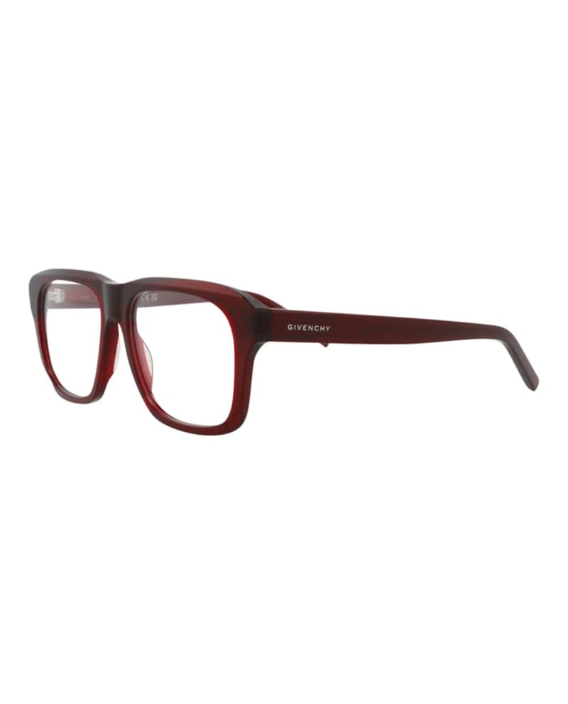 Givenchy Square-Frame Acetate Optical Frames Bordeaux Bordeaux Transparent (GV50053I-54-069)