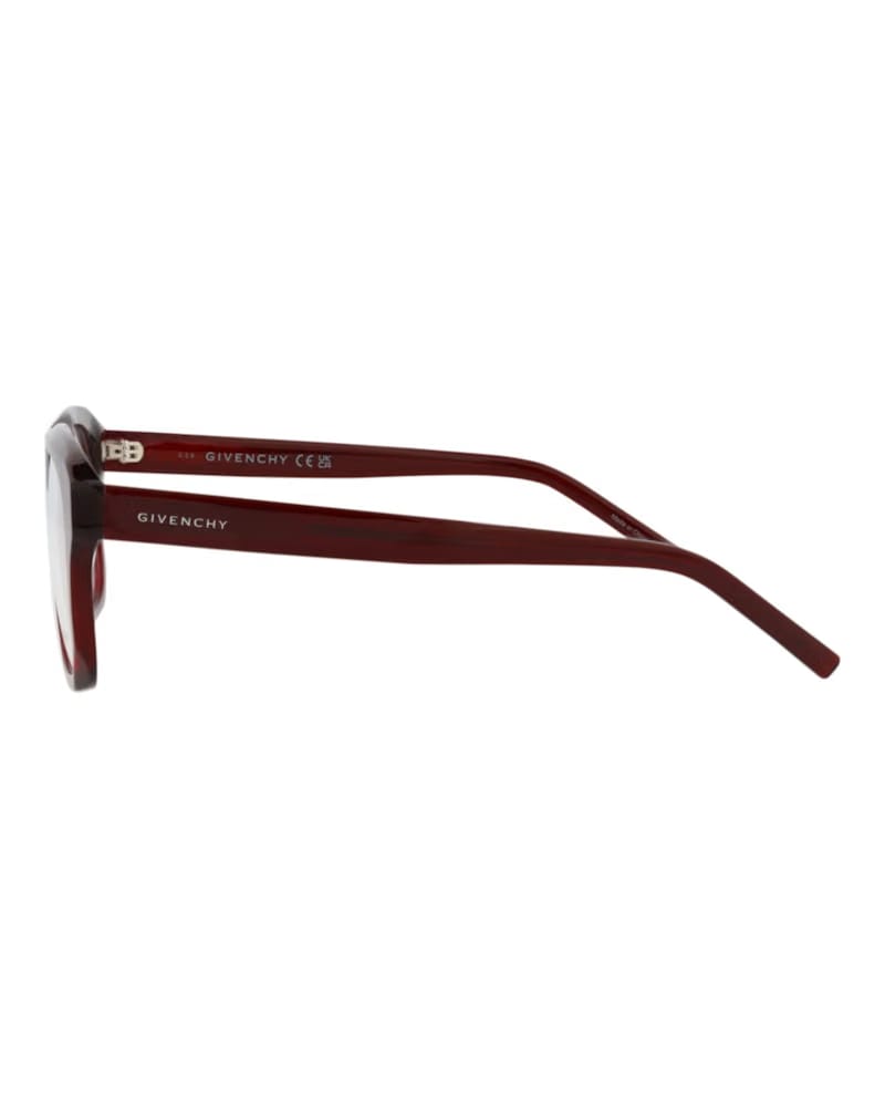 Givenchy Square-Frame Acetate Optical Frames Bordeaux Bordeaux Transparent (GV50053I-54-069)