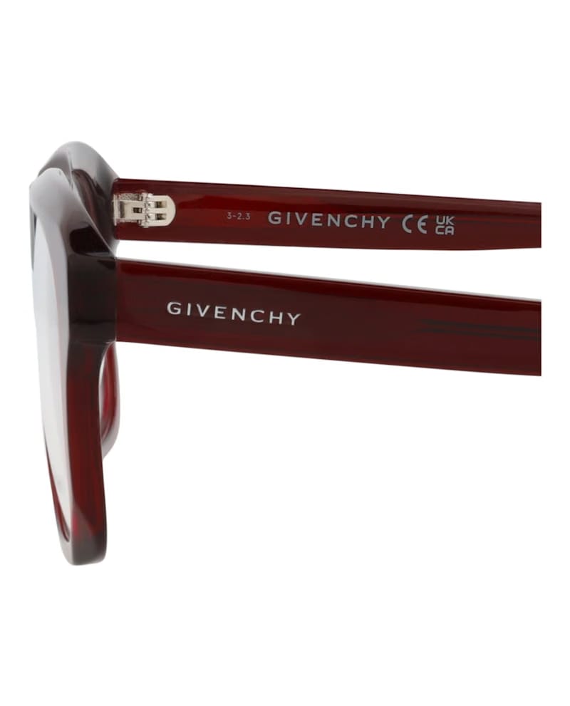 Givenchy Square-Frame Acetate Optical Frames Bordeaux Bordeaux Transparent (GV50053I-54-069)