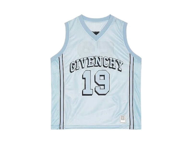 Givenchy Mesh Basketball Jersey Light Blue