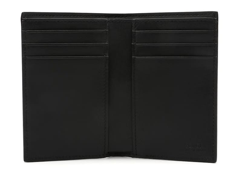 Fendi FF Vertical Card Holder Brown