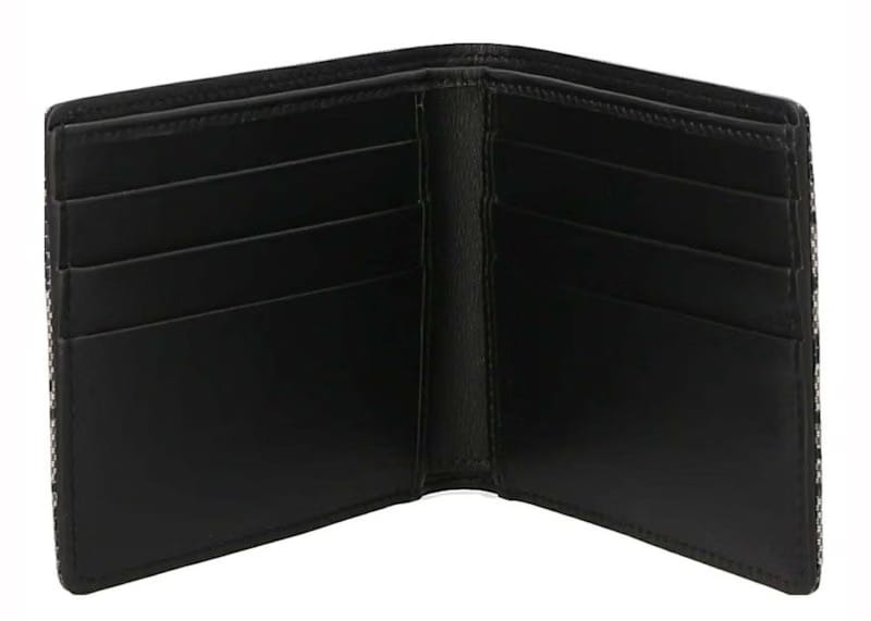 Dolce & Gabbana Logo Jacquard Wallet Beige/Black