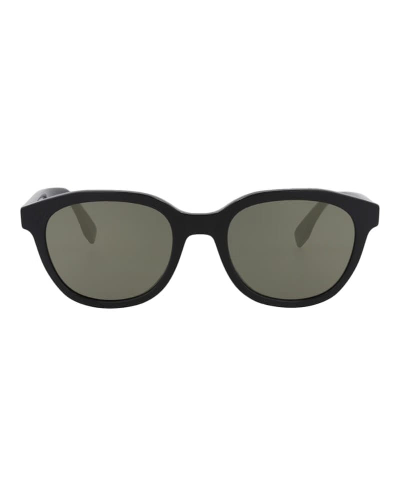 Fendi Round-Frame Acetate Sunglasses Blue/Blue/Green (FE40092I-52-90Q)