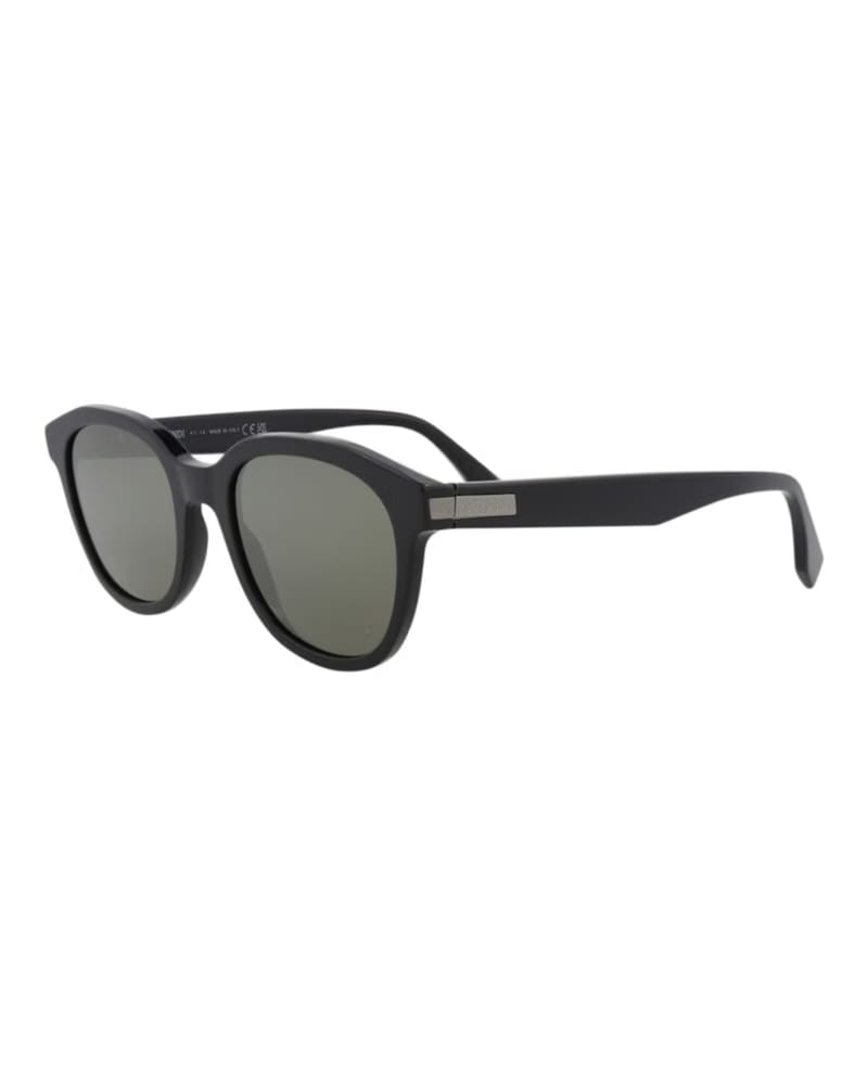 Fendi Round-Frame Acetate Sunglasses Blue/Blue/Green (FE40092I-52-90Q)