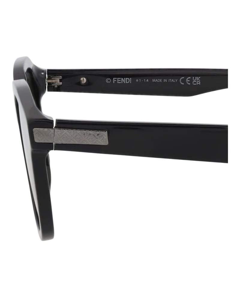 Fendi Round-Frame Acetate Sunglasses Blue/Blue/Green (FE40092I-52-90Q)