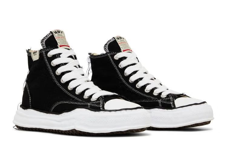 Maison Mihara Yasuhiro Peterson OG Sole Canvas High Black White