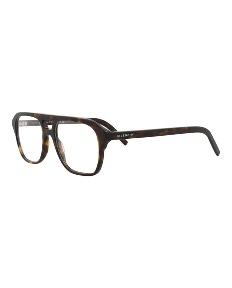 Givenchy Aviator-Frame Acetate Optical Frames Havana Havana Transparent (GV50035I-53-052)