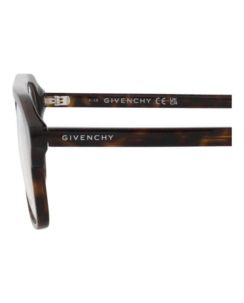 Givenchy Aviator-Frame Acetate Optical Frames Havana Havana Transparent (GV50035I-53-052)
