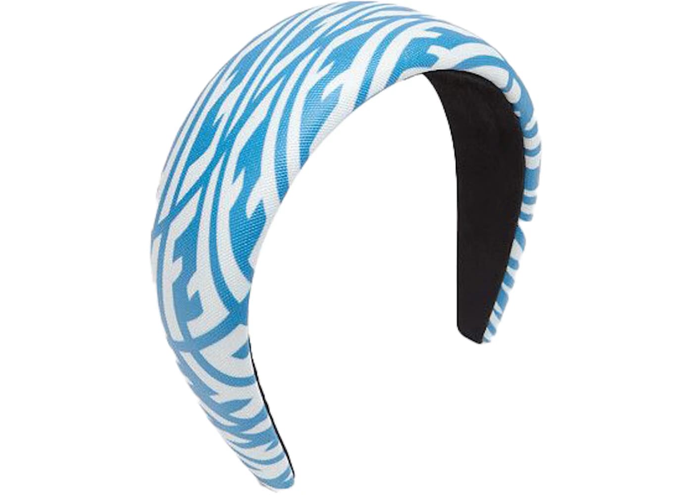 Fendi Headband FF Motif Blue