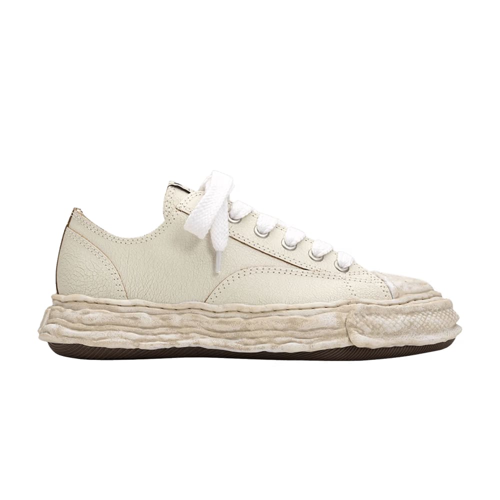 Maison Mihara Yasuhiro Peterson Low Cracking Leather - White