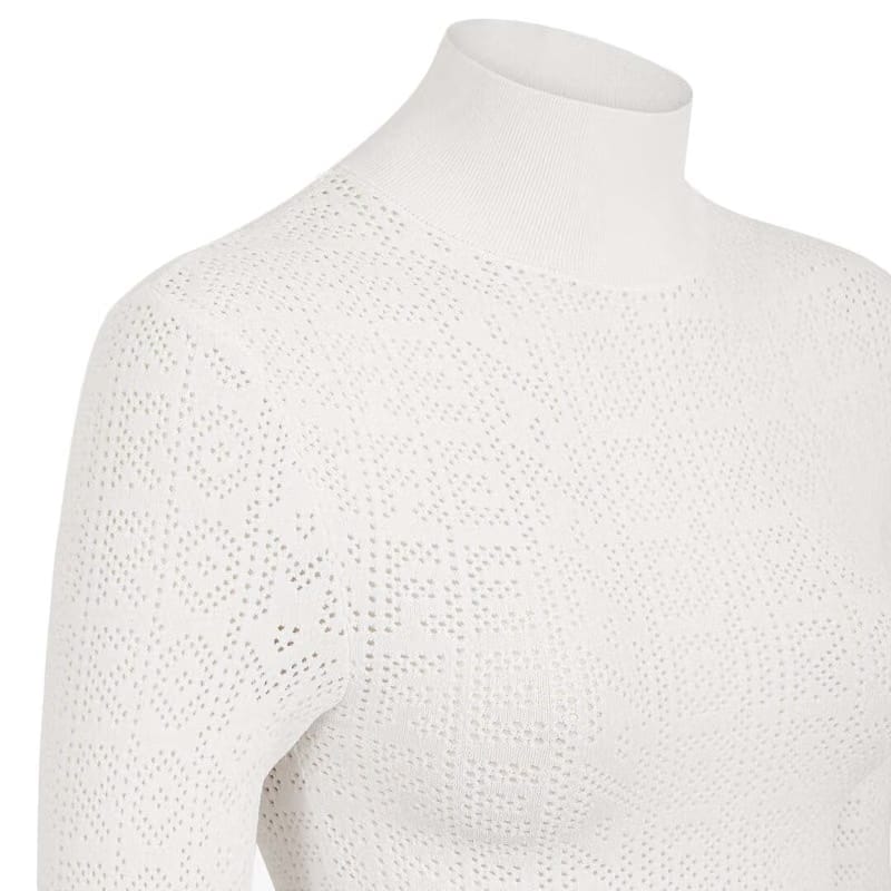 Fendi by Marc Jacobs Mesh Sweater White