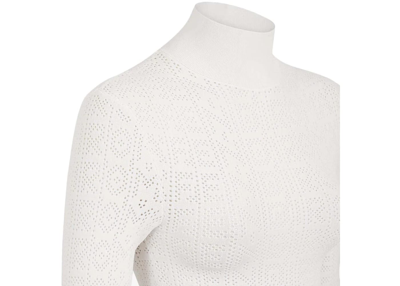 Fendi by Marc Jacobs Mesh Sweater White
