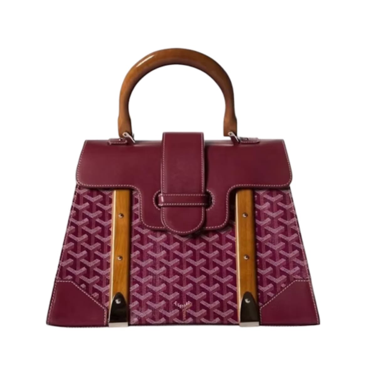 Goyard Saigon Structure Mini Bag Burgundy