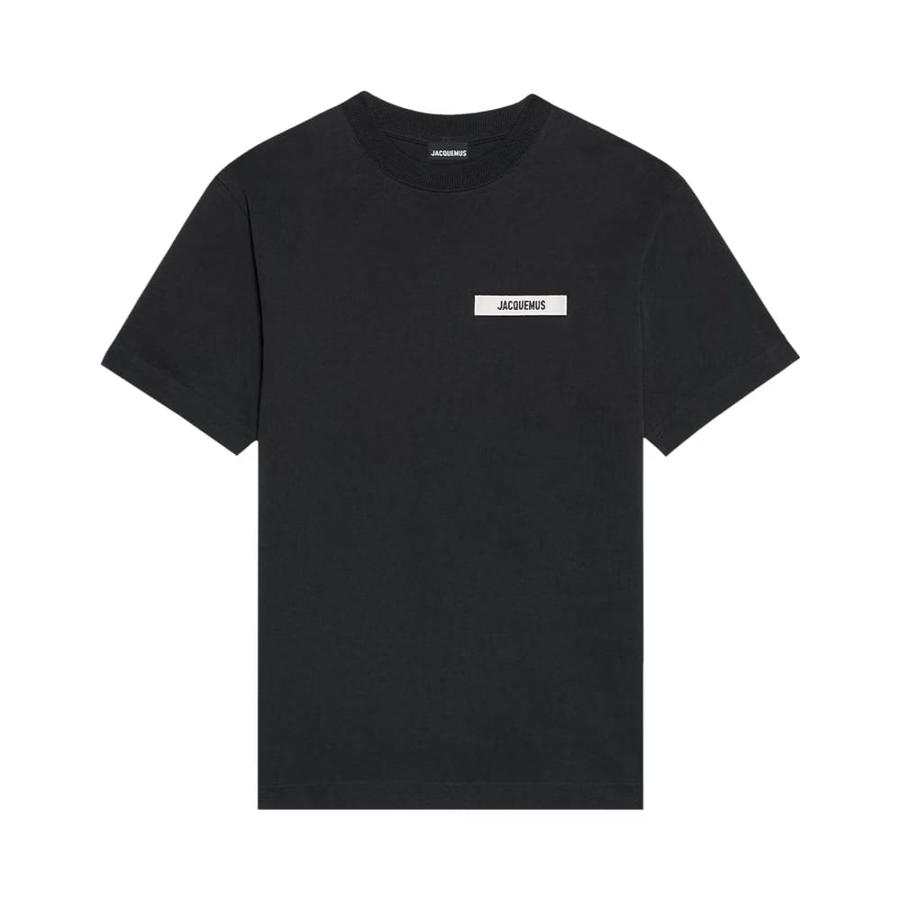 Jacquemus Le T-Shirt Gros Grain Black